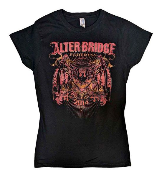 Alter Bridge: Fortress Batwing Eagle - Ladies Black T-Shirt