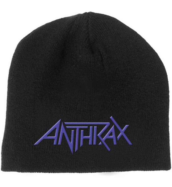 Anthrax: Logo - Black Beanie Hat Preorder