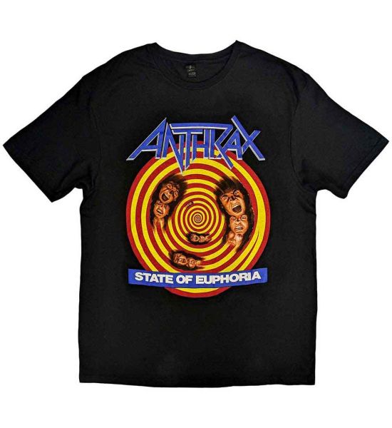 Anthrax: State of Euphoria - Black T-Shirt