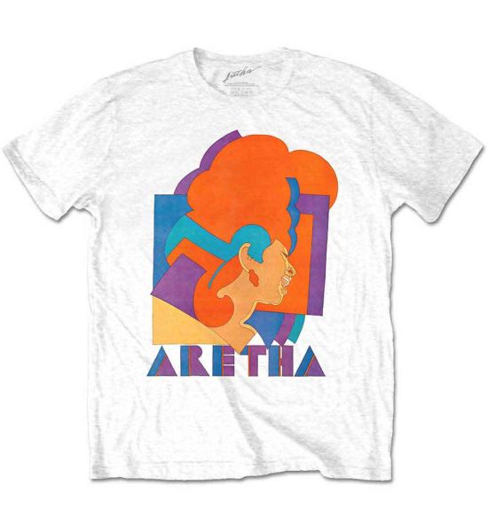 Aretha Franklin: Milton Graphic - White T-Shirt