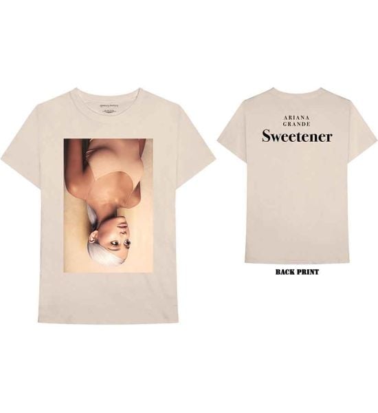 Ariana Grande: Sweetener (Back Print) - Sand T-Shirt