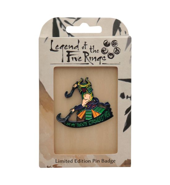 Legend of the Five Rings: Limited Edition Yorimoto Pin Badge Preorder