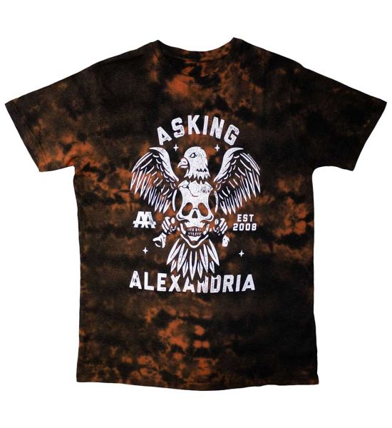 Asking Alexandria: Eagle Skull - Red T-Shirt