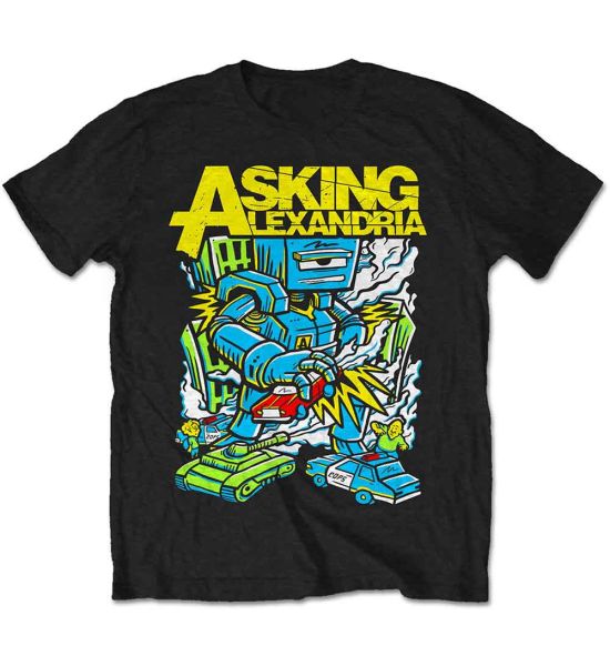 Asking Alexandria: Killer Robot - Black T-Shirt