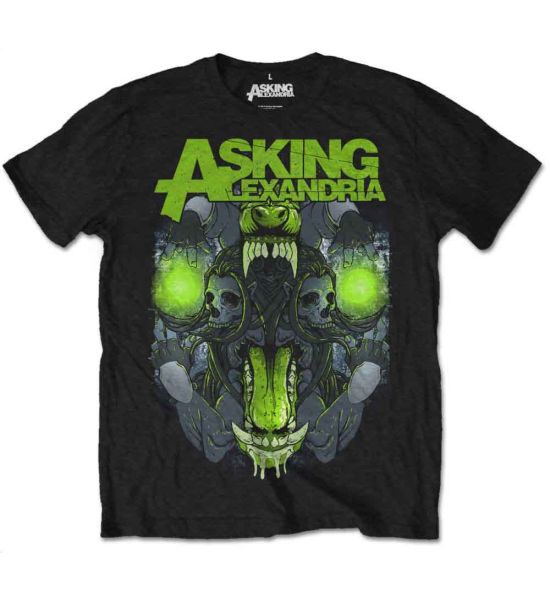 Asking Alexandria: Teeth - Black T-Shirt