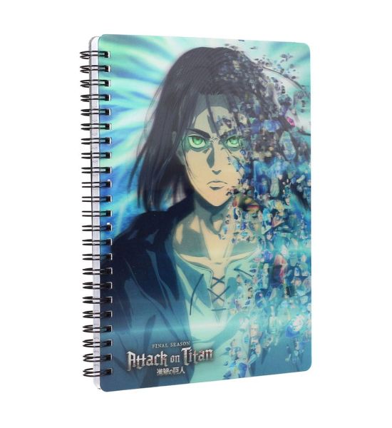 Attack on Titan: 3D-Effect Blue Notebook