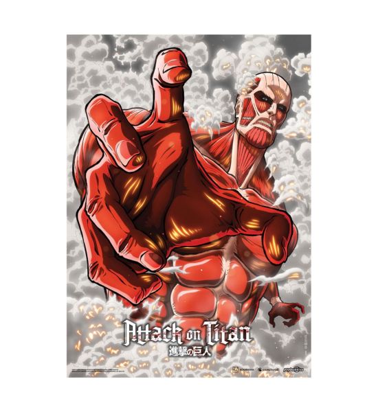 Attack On Titan: Colossal Titan Fabric Poster (84 x 118cm) Preorder