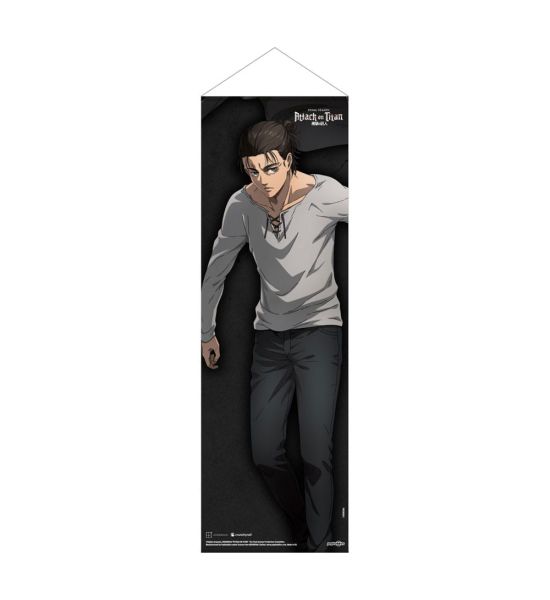 Attack on Titan: Eren Jaeger Slim Wallscroll (30x90cm) Preorder