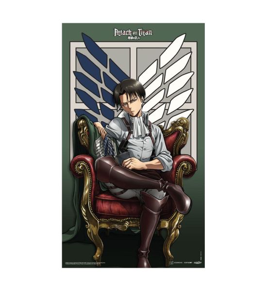 Attack on Titan: Levi Fabric Poster (70cm x 120cm) Preorder