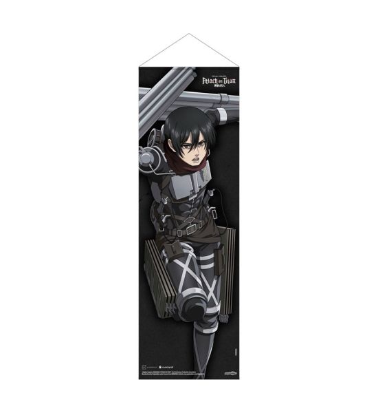 Attack on Titan: Mikasa Ackermann Slim Wallscroll (30 x 90cm) Preorder