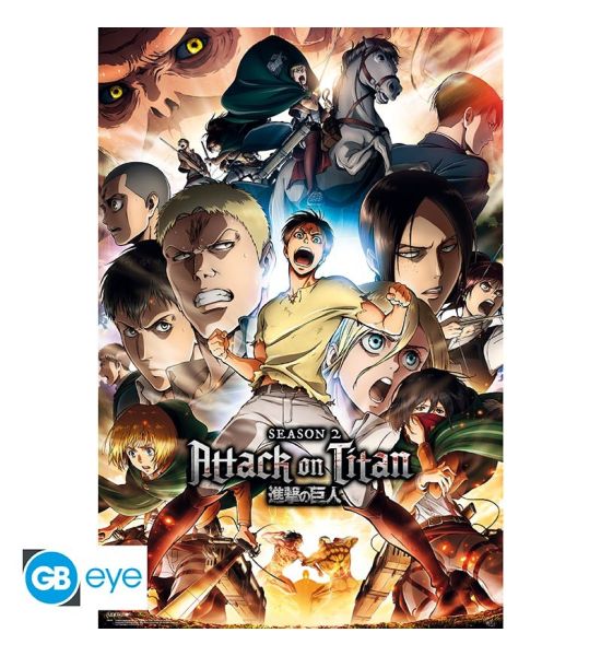 Attack on Titan: S2 Key Art Poster (91.5x61cm)