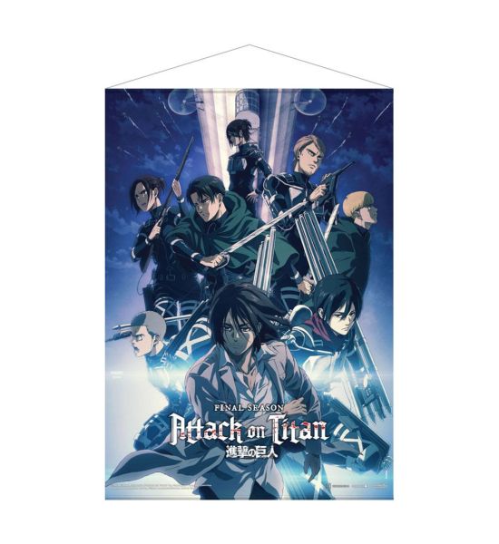 Attack on Titan: The Final Season: Wallscroll Part 1 Key Visual 2 (50cm x 70cm) Preorder