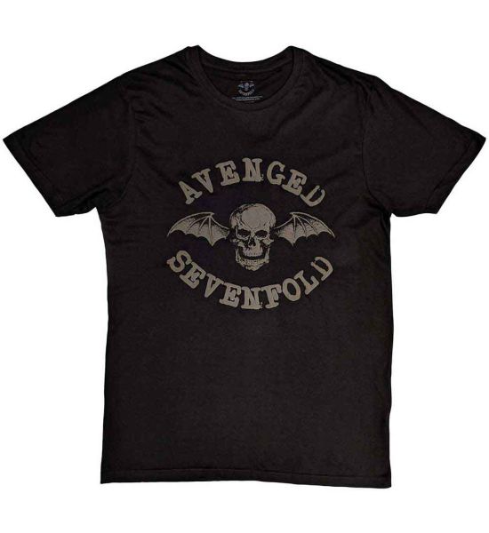 Avenged Sevenfold: Classic Deathbat (Hi-Build) - Black T-Shirt