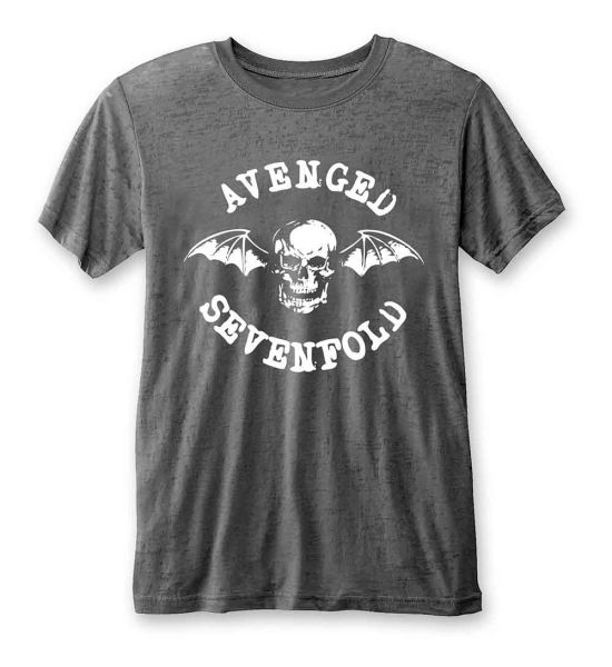 Avenged Sevenfold: Deathbat (Burnout) - Charcoal Grey T-Shirt