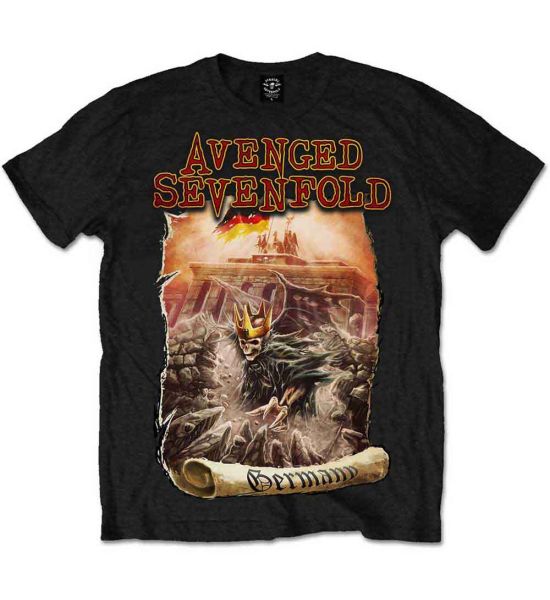 Avenged Sevenfold: Germany - Black T-Shirt