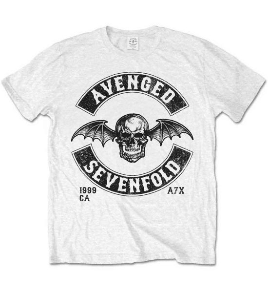 Avenged Sevenfold: Moto Seal - White T-Shirt