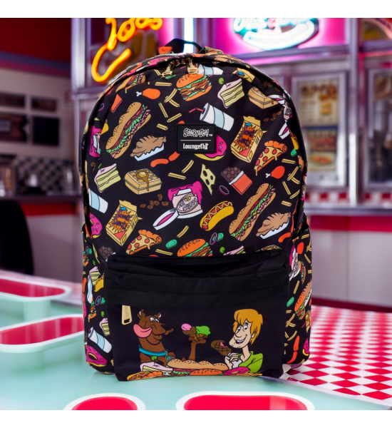 Loungefly: Scooby Doo Munchies AOP Full Size Nylon Backpack