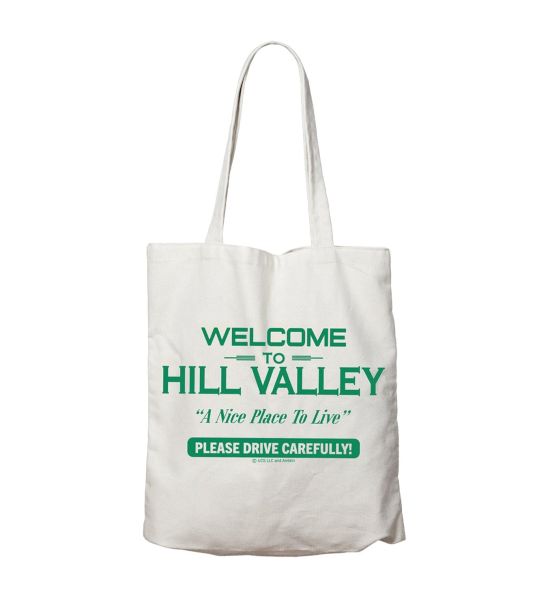 Back the Future: Hill Valley Tote Bag