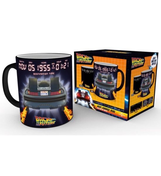 Back To The Future: Delorean Heat Change Mug