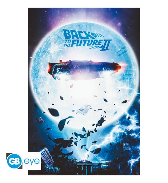 Back to the Future: Flying DeLorean Poster (91.5x61cm)