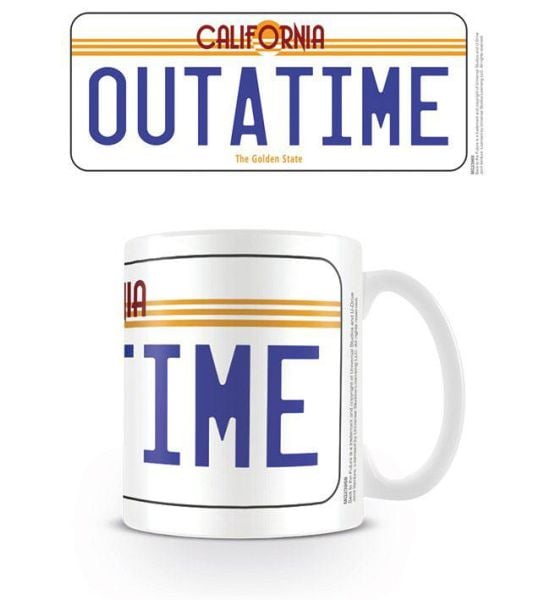 Back to the Future: License Plate Mug