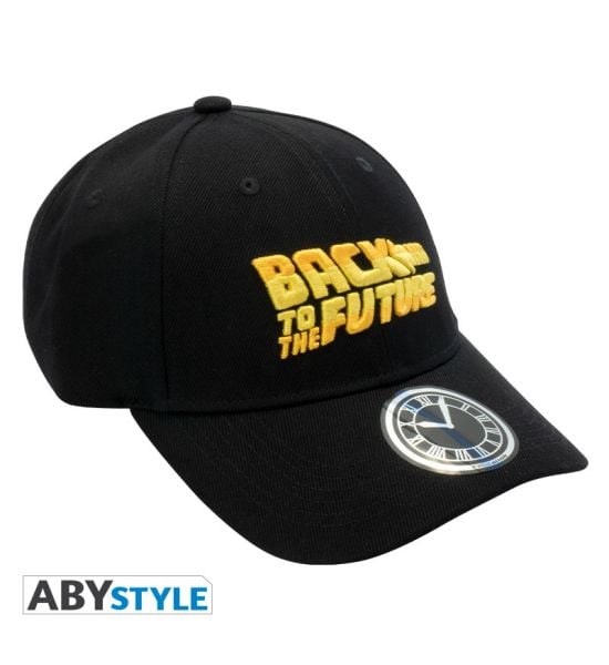 Back To The Future: Logo Cap - Black Preorder