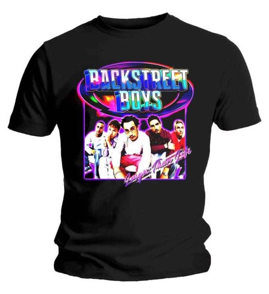 Backstreet Boys: Larger Than Life - Black T-Shirt