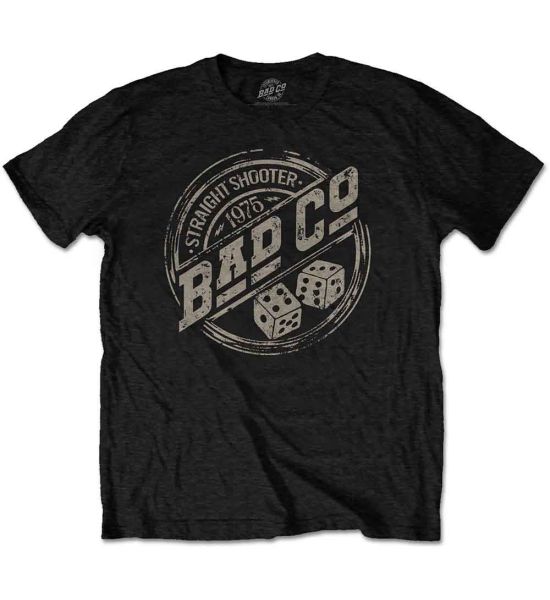 Bad Company: Straight Shooter Roundel - Black T-Shirt