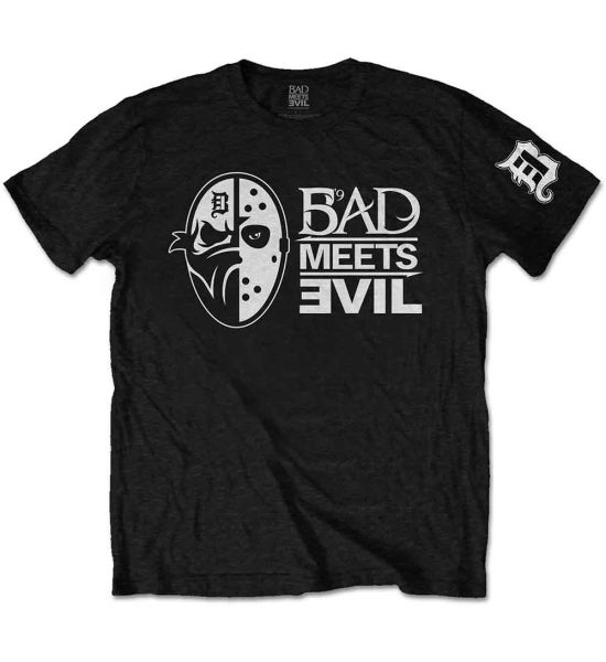 Bad Meets Evil: Masks - Black T-Shirt