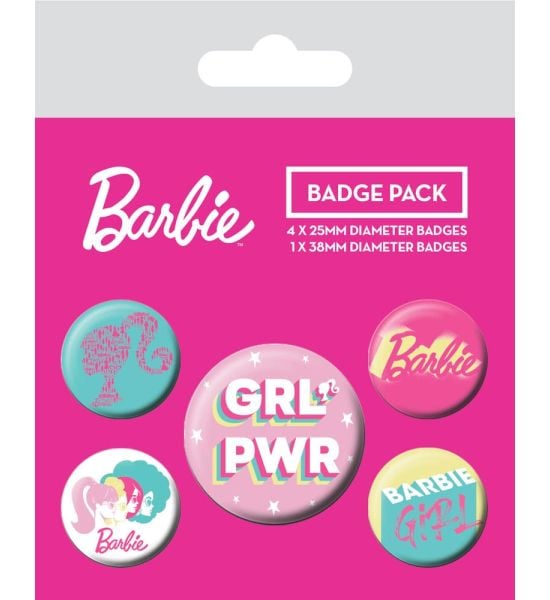 Barbie: Girl Power Pin-Back Buttons 5-Pack Preorder