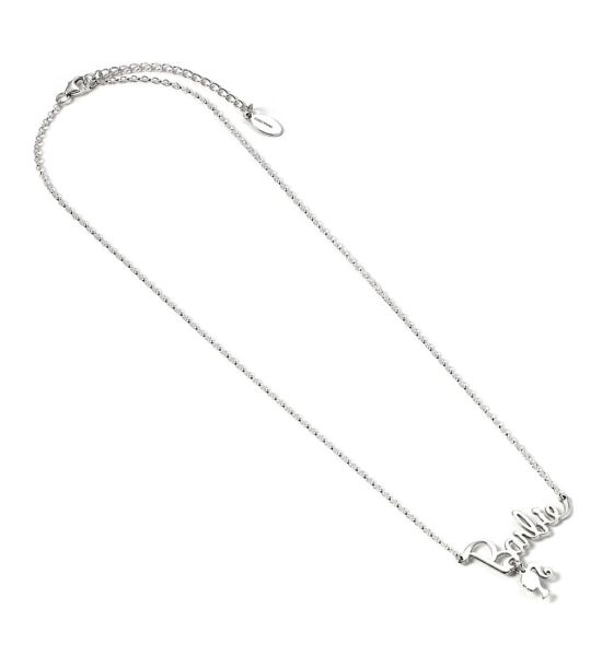 Barbie: Logo & Silhouette Pendant & Necklace (Sterling Silver) Preorder