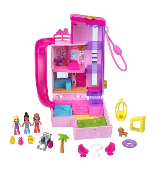 Barbie: Polly Pocket Mini Figures & Playset Dollhouse