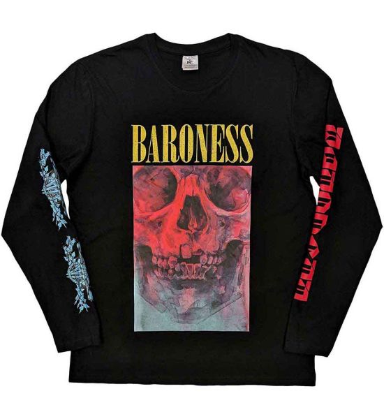 Baroness: Skull Tour (Sleeve Print) - Black Long Sleeve T-Shirt