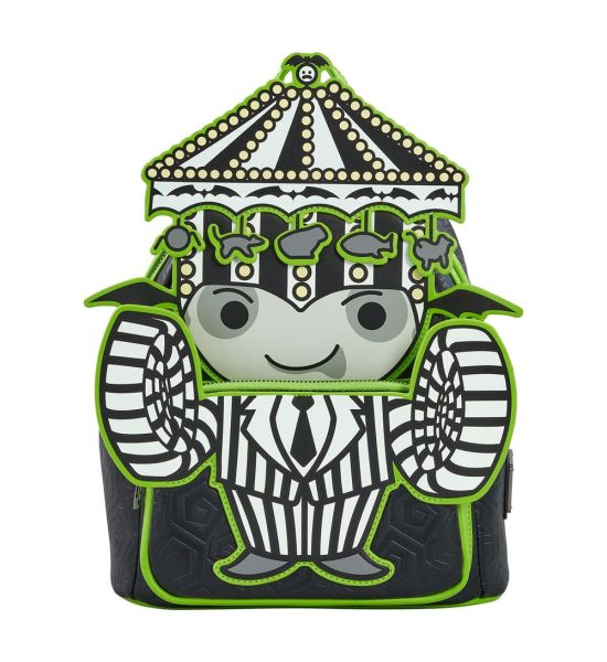 Beetlejuice: Loungefly Mini Backpack Pinstripe