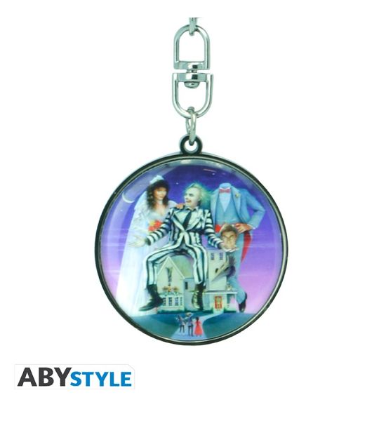 Beetlejuice: Maitland Couple Metal Keychain Preorder