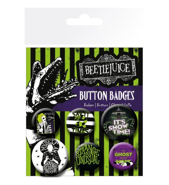 Beetlejuice: Mix Badge Pack