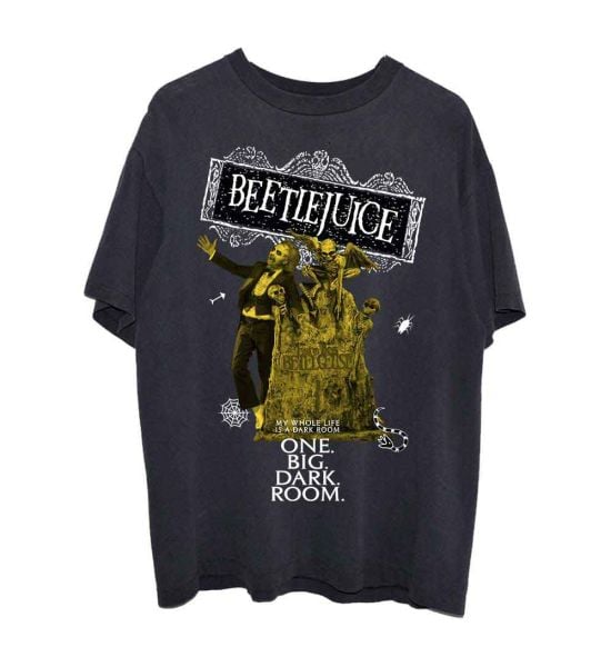 Beetlejuice: One Dark Room - Black T-Shirt