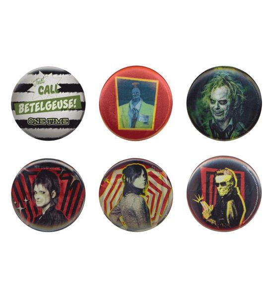 Beetlejuice: Pin Badges 6-Pack