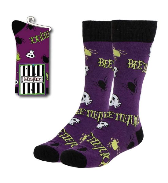 Beetlejuice: Purple Socks (38-45)