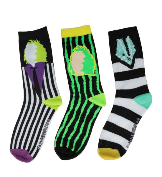 Beetlejuice: Socks 3-Pack Preorder