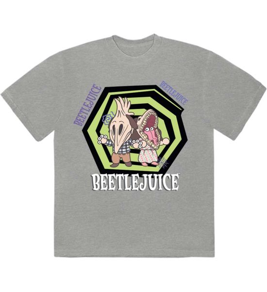 Beetlejuice: Spiral - Grey T-Shirt