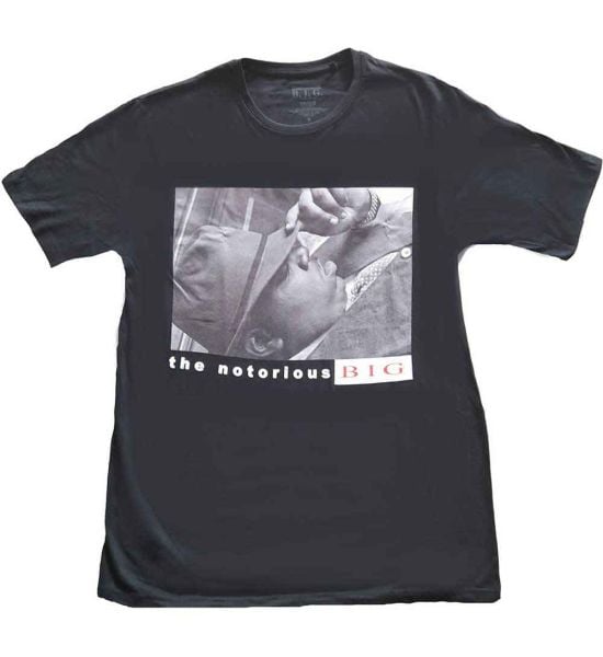 Biggie Smalls: Lay Down - Black T-Shirt