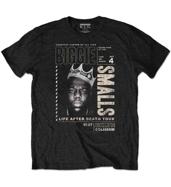 Biggie Smalls: Life After Death Tour (Eco Friendly) - Black T-Shirt