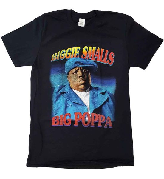 Biggie Smalls: Poppa - Black T-Shirt