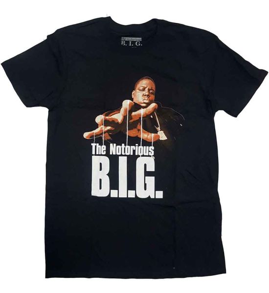 Biggie Smalls: Reachstrings - Black T-Shirt