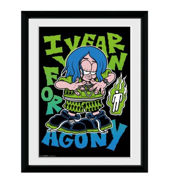 Billie Eilish: Agony Framed Print (30x40cm)