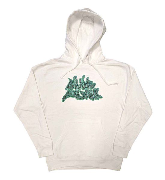 Billie Eilish: Graffiti Logo - White Pullover Hoodie