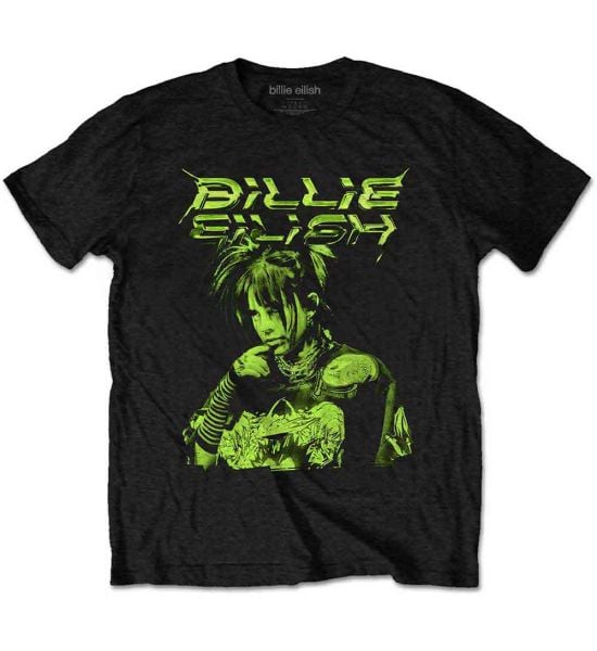 Billie Eilish: Illustration - Black T-Shirt