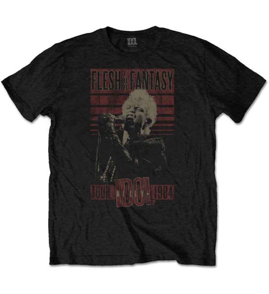 Billy Idol: Flesh - Black T-Shirt