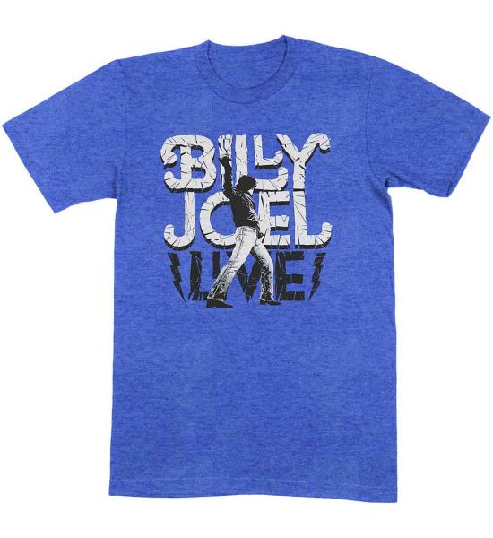 Billy Joel: Glass Houses Live - Blue T-Shirt